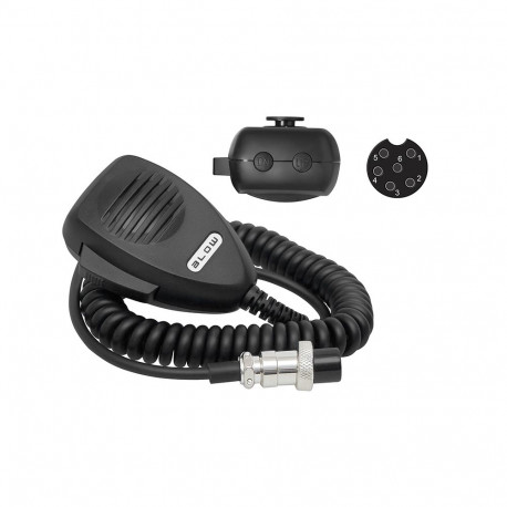 24-118# mikrofon cb-le 6pin + lülitid 6pin