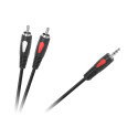 Kabel wtyk jack 3.5 - 2RCA 5.0m Cabletech Eco-Line