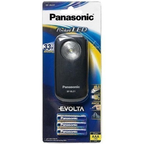 Panasonic taskulamp BF-BL01BK + 3xLR03