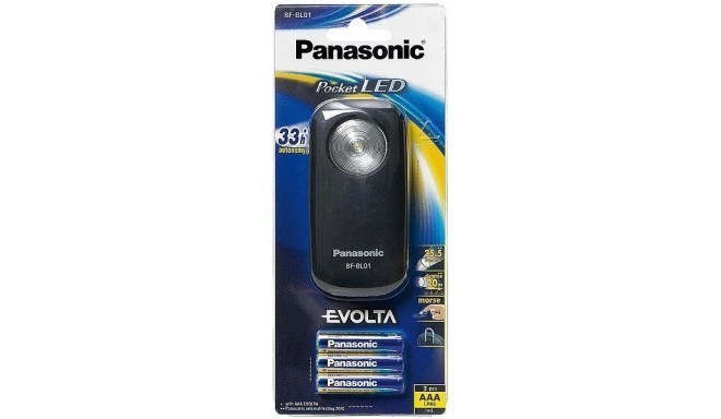 Panasonic taskulamp BF-BL01BK + 3xLR03