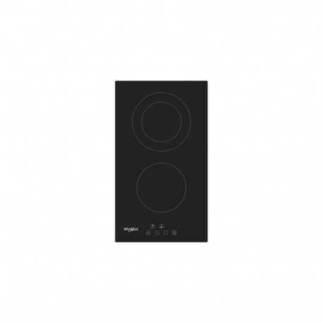 Whirlpool WRD 6030 B Black Built-in 30 cm Ceramic hob 2 zone(s)