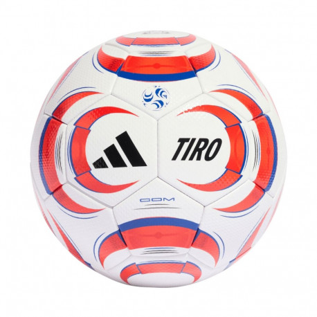 Piłka nożna adidas Tiro Competition biało-czerwona JW1534 5