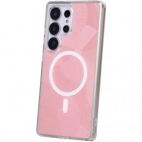 Mobiili tagakaas Setty Galaxy S25 Ultra Flash Magsafe, roosa