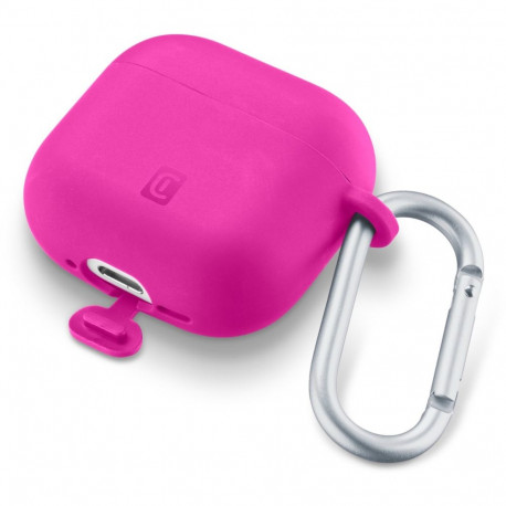 Airpods Pro 3 laadimiskarbiümbris Cellular Line Bounce, roosa