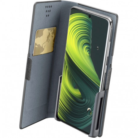 Kaardivahega mobiiliümbris Cellular Line Universaalne, 174x90mm, must