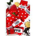 SOKISAHTEL PIPAR ja SOOL punased puuvillased sokid 444, 446