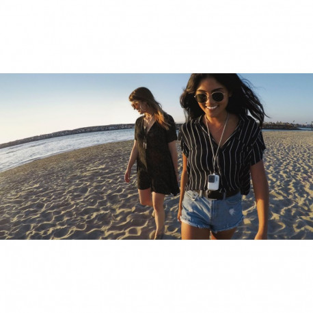 GoPro kaamera ümbris+pael valge -