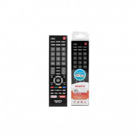 HQ LXP1625 Universal remote control Toshiba LCD / LED / RM-L1625 / Black