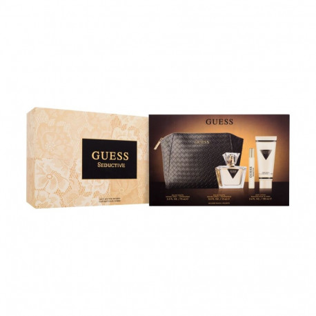 GUESS Seductive Eau de Toilette (75ml) (Edt 75 ml + Body Lotion 100 ml + Edt 15 ml + Cosmetic Bag)