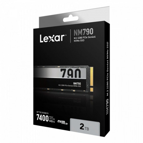 Lexar 2TB High Speed PCIe Gen 4X4 M.2 NVMe  up to 7400 MB/s read / 6500 MB/s write(Atv. Iepak.)