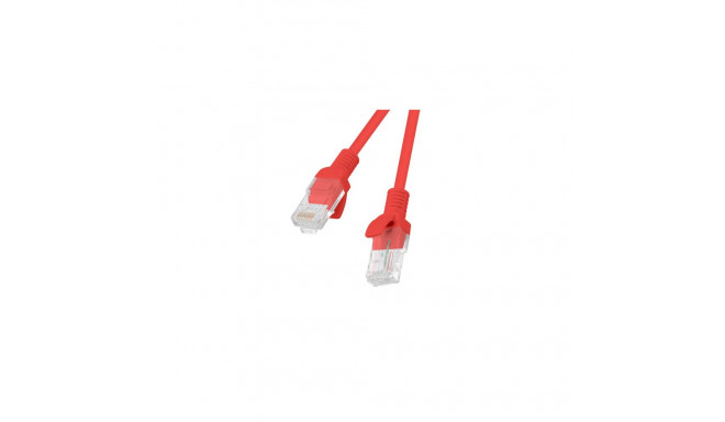 PATCHCORD CAT.5E UTP 3M RED FLUKE PASSED LANBERG