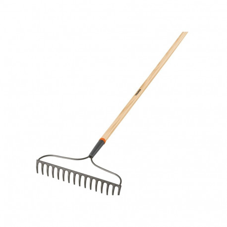 Truper aedniku reha 16 metallist piidega ja puit varrega, 137cm