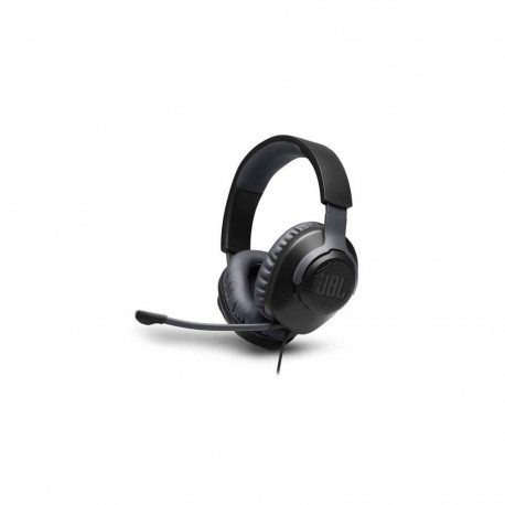 JBL Quantum 100 Wired On-Ear Gaming Headphones with mic Black EU