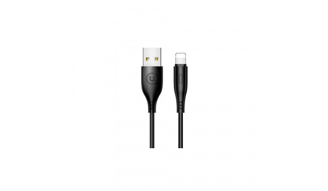 USAMS Apple Lightning 2A Charge 1m Cable Black