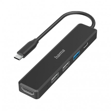 Adap. Hama USB-C pistik -> 3xUSB-A/USB-C/HDMI