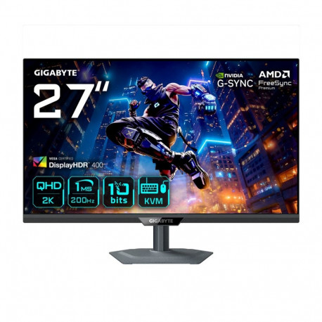 Monitor - GIGABYTE M27Q2 QD 27" QHD 200Hz 1ms FreeSync HDR400 Black