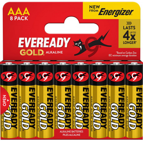 Energizer battery Eveready Gold AAA DHP8