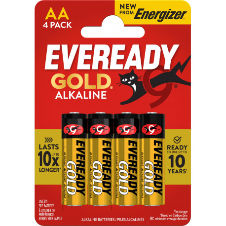 Energizer patarei Eveready Gold AA CP4