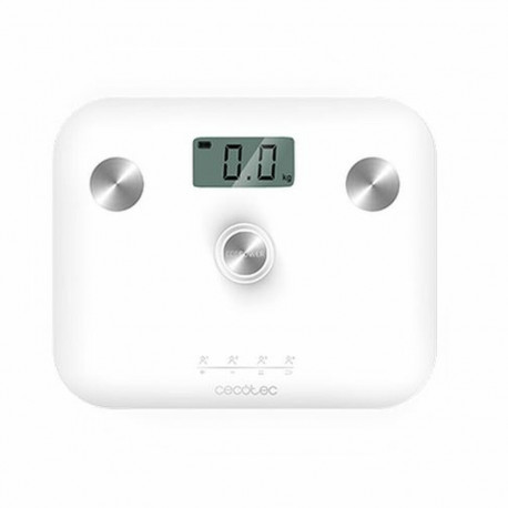 Digital Bathroom Scales Cecotec EcoPower 10100 Full Healthy LCD 180 kg White Glass 180 kg