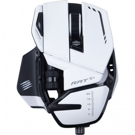 "MadCatz R.A.T. 6+ White Optical Gaming Mouse"