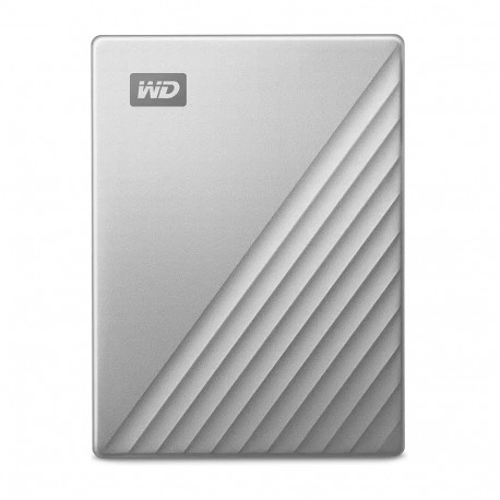 "2,5"" WD My Passport Ultra Mac 6TB Silver USB-C/USB3.0 HDD 6,35cm 2,5Zoll Metal finish RTL portable