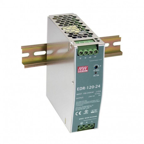 DIN rail power supply 120W 12V 10A