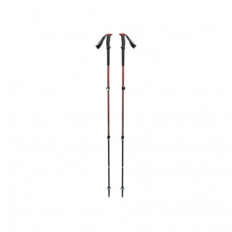 matkakepid Trail 1 paar 100-140cm, punased/mündirohelised