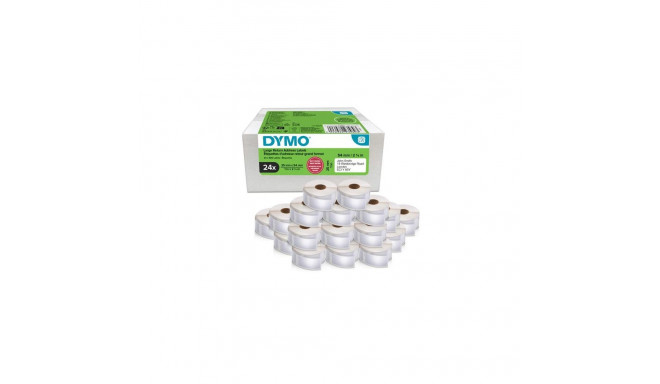 DYMO Authentic LabelWriter Return Address Labels | 25 mm x 54 mm | Self-Adhesive | 24 Rolls of 500 E