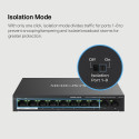 Switch|MERCUSYS|Desktop/pedestal|10x10Base-T / 100Base-TX|PoE+ ports 8|MS110P
