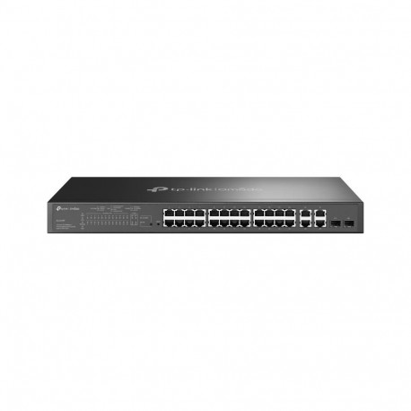 Switch|TP-LINK|SL2428P|Rack|PoE+ ports 24|250 Watts|SL2428P