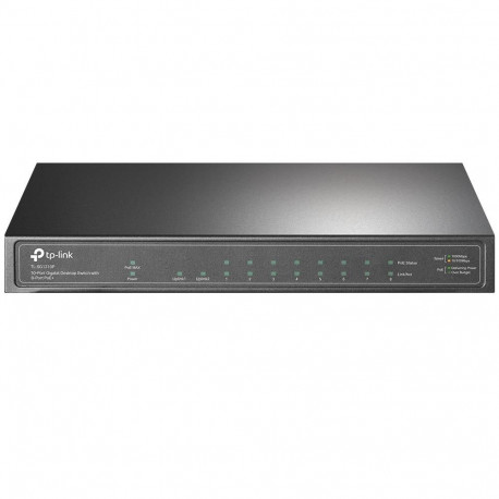 Switch|TP-LINK|TL-SG1210P|Desktop/pedestal|9x10Base-T / 100Base-TX / 1000Base-T|1xSFP|PoE+ ports 8|T