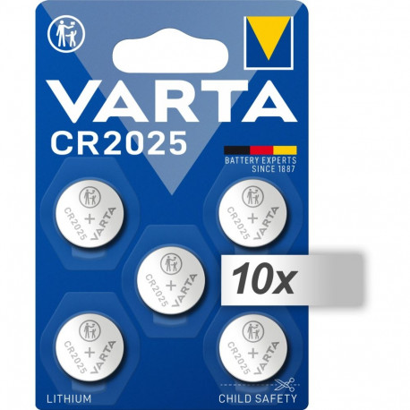 10x5 Varta electronic CR 2025 liitium mündipatarei 06025 101 415