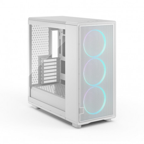 Fractal Design arvutikorpus Epoch XL ATX TG RGB, valge läbipaistva tooniga