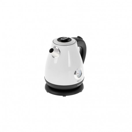 CR 1344 white Czajnik metalowy z termometrem 1,7l