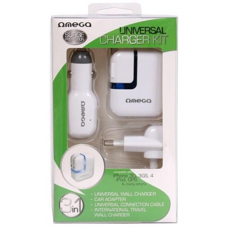 Omega universal travel charger kit (41225)