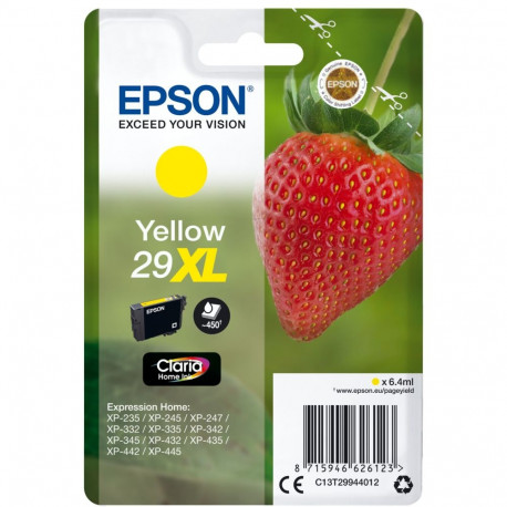 Epson kollane tindikassett 29XL (C13T29944012)