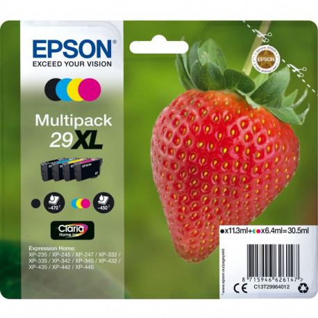 Epson Ink 4 Color Multipack No 29XL Epson29XL Epson 29XL (C13T29964012)