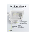 Goobay LED Outdoor Floodlight, 30 W, with Motion Sensor