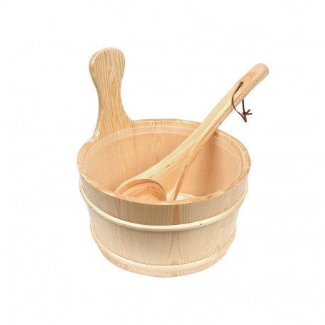 SAUNA BUCKET WITH LADLE (4 L)