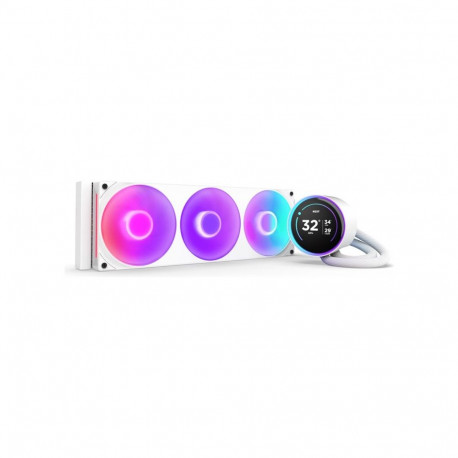NZXT protsessori vesijahutus Kraken Elite 360 RGB V2 LCD, valge