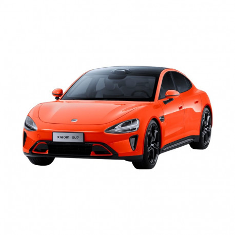 Xiaomi SU7 1:18 Die-cast Model Car | Lava Orange | Zinc alloy, ABS, SAN and PVC