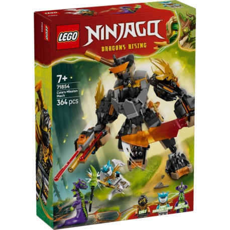 Blocks Ninjago 71854 Coles Mission Mech and amp: Dragon Zane