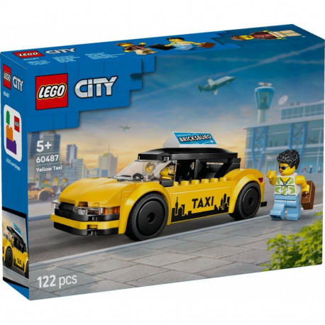 The LEGO City 60487 Yellow Taxi is a compact building set released in 2024. Here ar