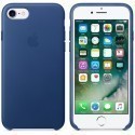 Apple Leather Case iPhone 7, sapphire