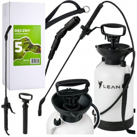 LEAN 5L käsiprits survega kastmiseks väetamiseks pritsimiseks