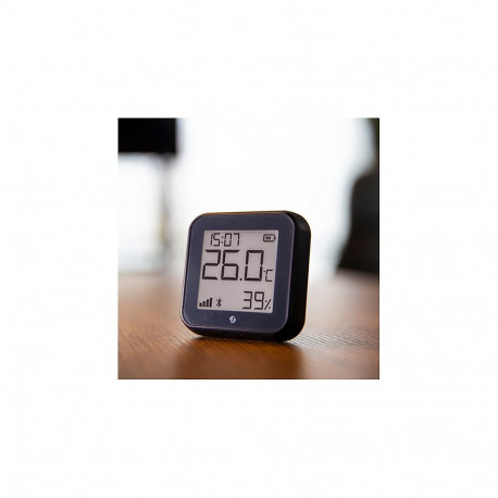 "Shelly Plug & Play ""H&T Gen. 3 Matte Black"" Temperatur- & Feuchtigkeitssensor WLAN BT USB-C / Bat