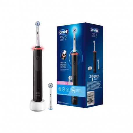 Braun Oral-B Pro 3 3000 Sensitive Clean, electric toothbrush (black/white)