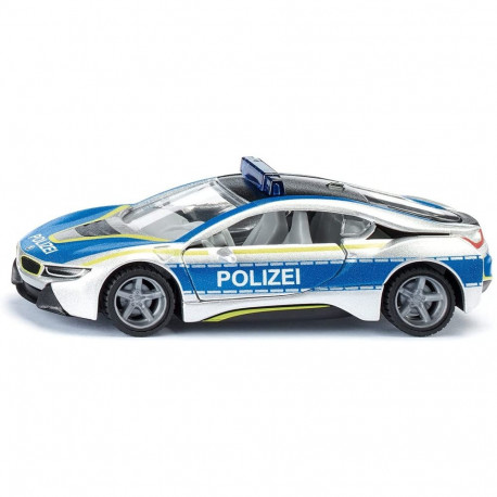 2303 SUPER BMW i8 politsei, hõbedane/sinine