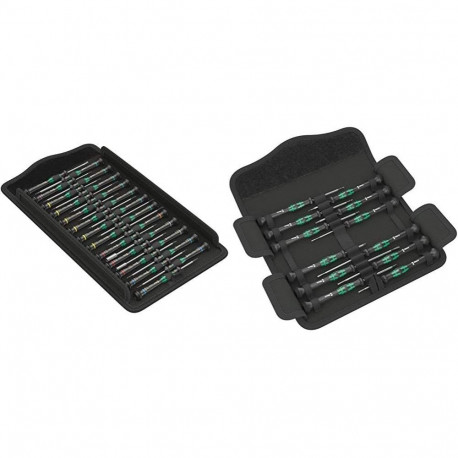 Kraftform elektroonikakruvikeerajate komplekt Big Pack 1 25-osaline, must/roheline