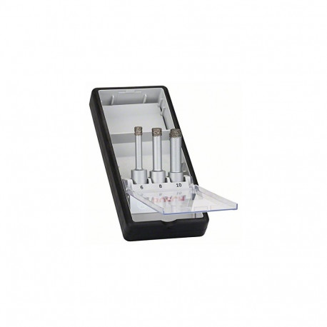 PRO Ceramic dry Diamant-Trockenbohrer-Satz (3-teilig, 6 / 8 / 10mm)